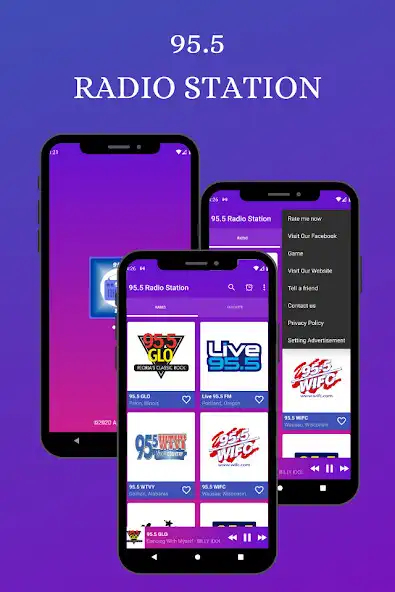Play 95.5 FM Radio Stations Online  and enjoy 95.5 FM Radio Stations Online with UptoPlay
