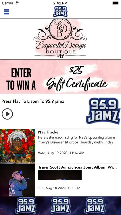 Play 95.9 jamz  and enjoy 95.9 jamz with UptoPlay