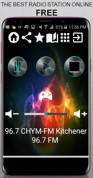 Play 96.7 CHYM-FM Kitchener 96.7 FM CA App Radio Free L  and enjoy 96.7 CHYM-FM Kitchener 96.7 FM CA App Radio Free L with UptoPlay