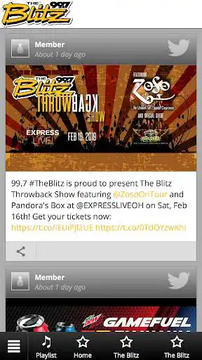 Play 99.7 The Blitz as an online game 99.7 The Blitz with UptoPlay