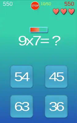 Play 9981 - Times table game Play 9981 - Times table game