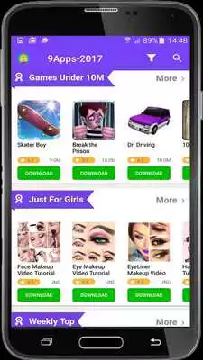 Play 9apps Pro new version 2017