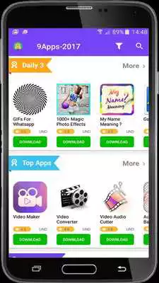 Play 9apps Pro new version 2017