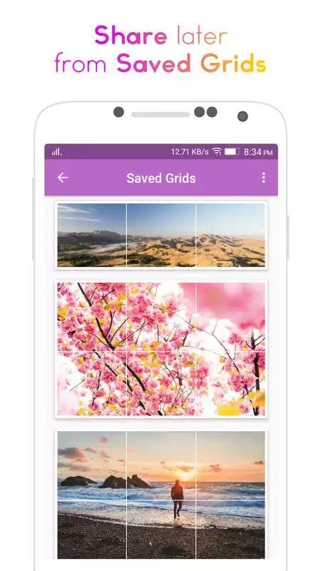Play 9 Cut Grids for Instagram