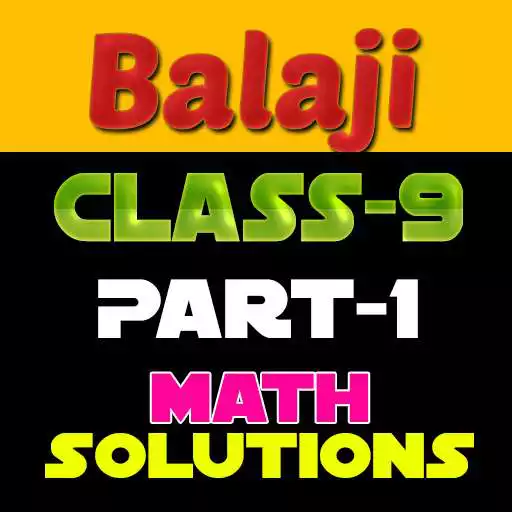 Play 9th class math solution in hindi Balaji part1 APK