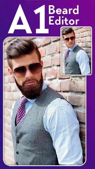 Play A1 Beard photo editor - mens hairstyle editor  and enjoy A1 Beard photo editor - mens hairstyle editor with UptoPlay