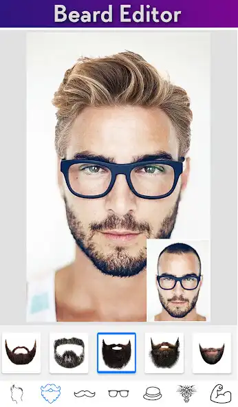 Play A1 Beard photo editor - mens hairstyle editor as an online game A1 Beard photo editor - mens hairstyle editor with UptoPlay