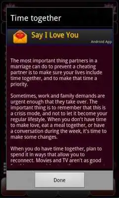 Play A1 Relationship Tips