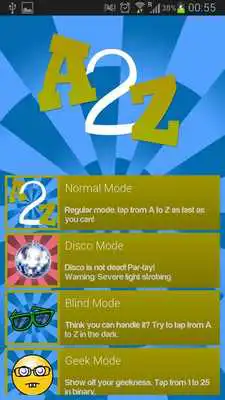 Play A2Z - Finger Tapping Game
