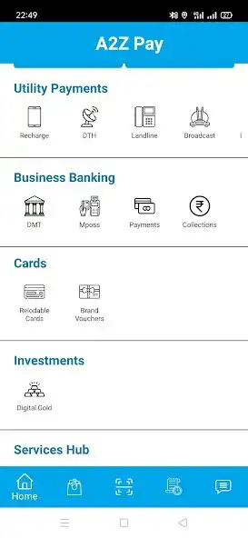 Play A2ZPay Recharge  Money Transfer as an online game A2ZPay Recharge  Money Transfer with UptoPlay