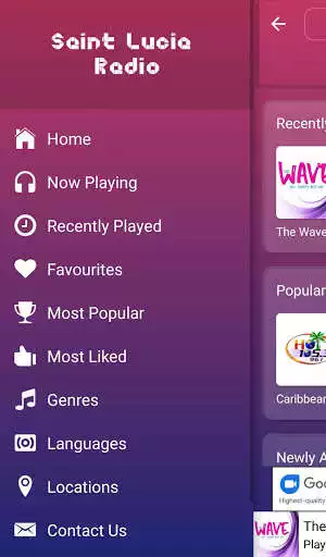 Play A2Z Saint Lucia FM Radio