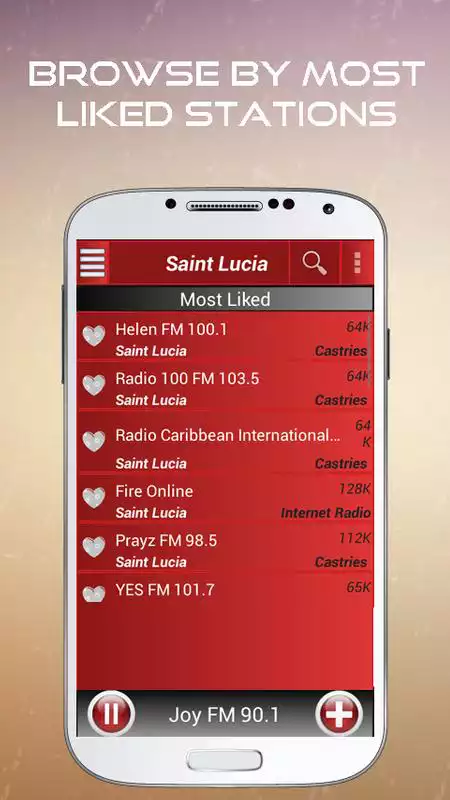 Play A2Z Saint Lucia FM Radio