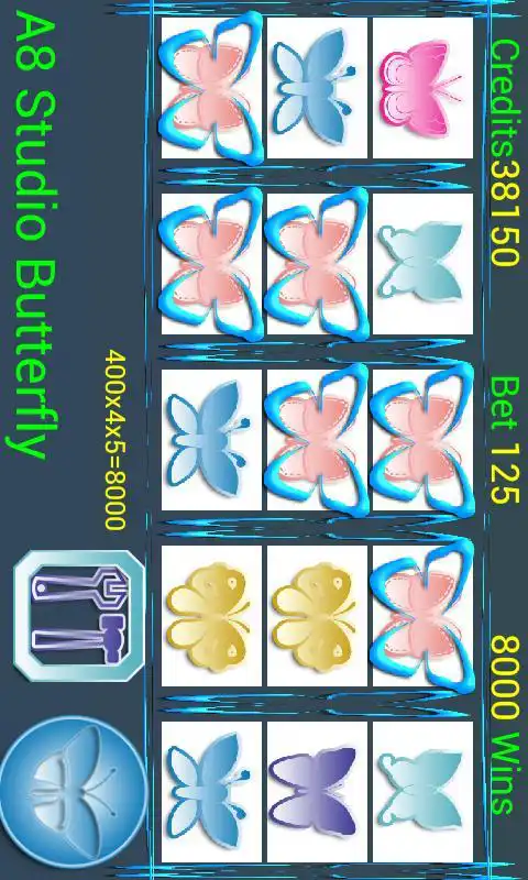 Play A8 Bufferfly Slot Machine