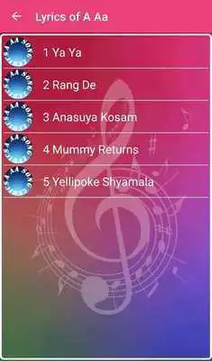 Play A Aa Songs Lyrics