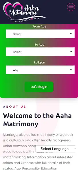 Play Aaha Matrimony  and enjoy Aaha Matrimony with UptoPlay