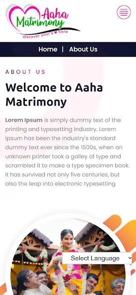 Play Aaha Matrimony as an online game Aaha Matrimony with UptoPlay