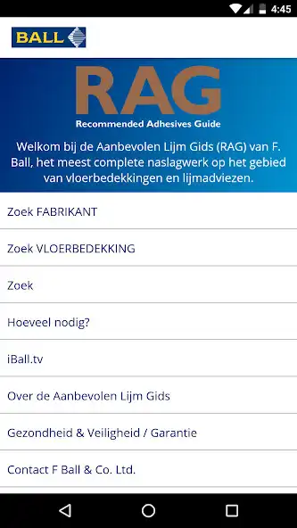Play Aanbevolen Lijm Gids (RAG)  and enjoy Aanbevolen Lijm Gids (RAG) with UptoPlay