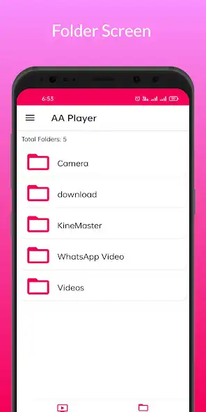 Play AA Player - Video Player as an online game AA Player - Video Player with UptoPlay