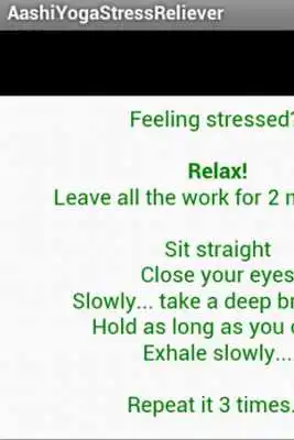 Play Aashi Yoga Stress Reliever