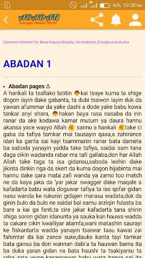 Play Abadan Hausa Novel as an online game Abadan Hausa Novel with UptoPlay