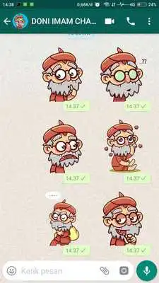 Play Abah Labil Stickers