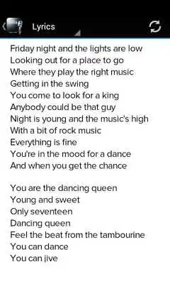 Play Abba Music  Lyrics