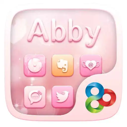 Free play online Abby GO Launcher Theme  APK