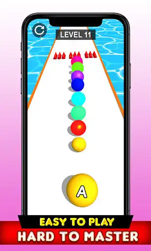 Play ABC Alphabets AZ Ball Rush 3D  and enjoy ABC Alphabets AZ Ball Rush 3D with UptoPlay