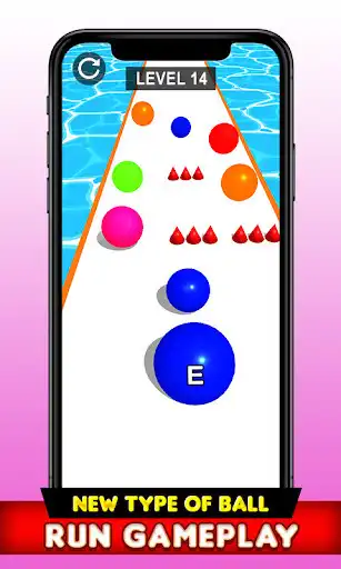 Play ABC Alphabets AZ Ball Rush 3D as an online game ABC Alphabets AZ Ball Rush 3D with UptoPlay