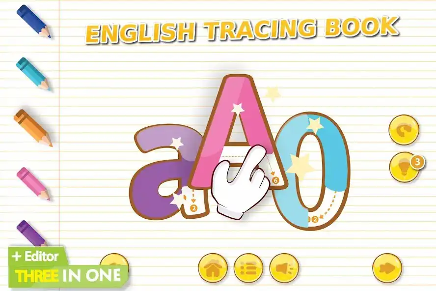 Play ABC and 123 Tracing Book  and enjoy ABC and 123 Tracing Book with UptoPlay