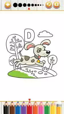 Play ABC animals coloring book