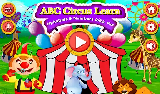 Play ABC Circus Learn Alphabets & Numbers with fun  and enjoy ABC Circus Learn Alphabets & Numbers with fun with UptoPlay