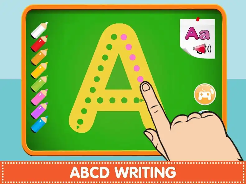 Play ABCD English Alphabet Writing  ABC Phonics  and enjoy ABCD English Alphabet Writing  ABC Phonics with UptoPlay