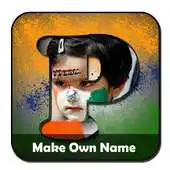 Free play online ABCD India Flag Name Art Letter Creation/Mixer APK
