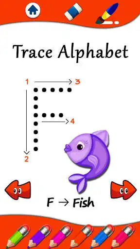 Play ABC Kids - Tracing Alphabets as an online game ABC Kids - Tracing Alphabets with UptoPlay