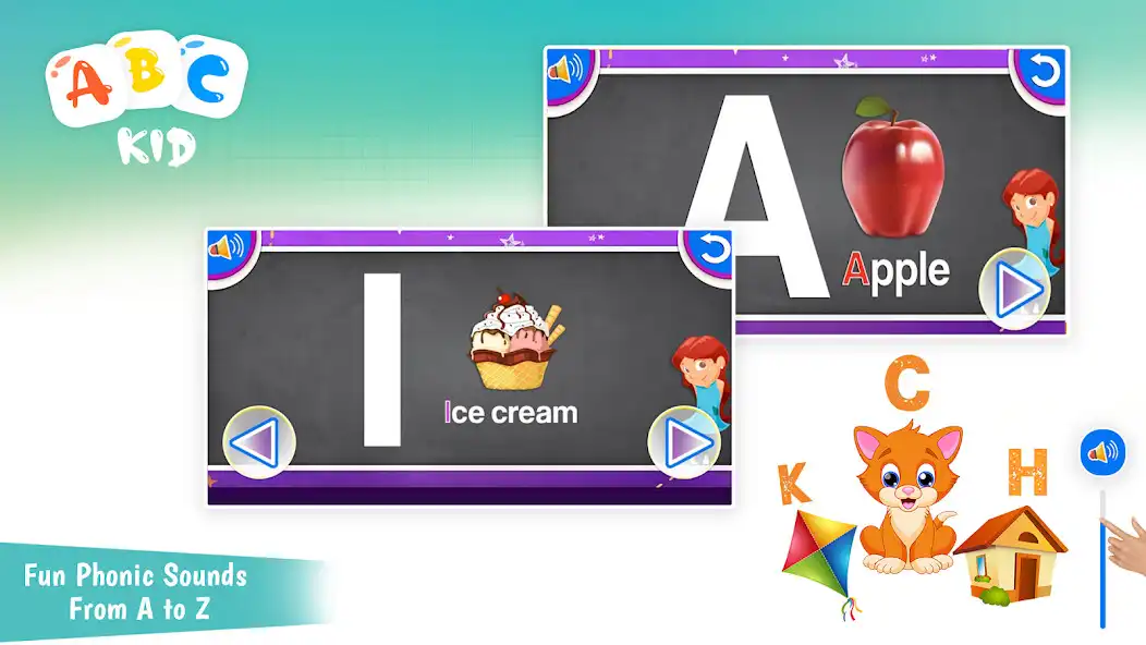 Play ABCLearning Kids as an online game ABCLearning Kids with UptoPlay