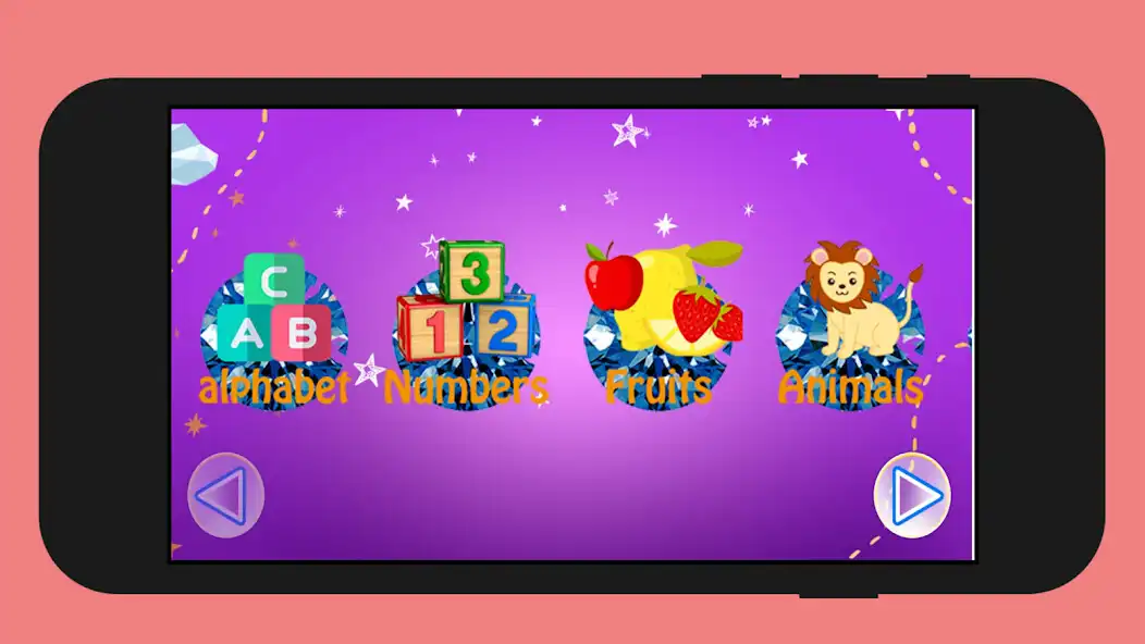 Play ABC, Number, Fruits, Animals  and enjoy ABC, Number, Fruits, Animals with UptoPlay