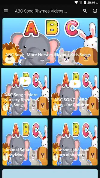 Play ABC Song Rhymes Phonics Videos Learning  and enjoy ABC Song Rhymes Phonics Videos Learning with UptoPlay