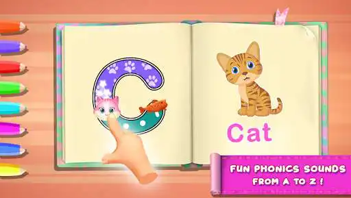 Play ABC Tracing Alphabets And Numbers as an online game ABC Tracing Alphabets And Numbers with UptoPlay