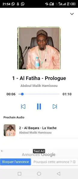 Play Abdoul Malik Coran Mp3 as an online game Abdoul Malik Coran Mp3 with UptoPlay