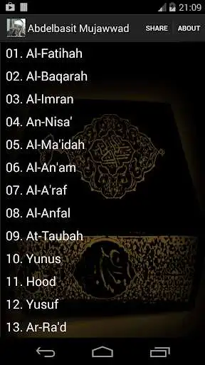 Play AbdulBaset AbdulSamad Mujawwad