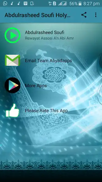 Play Abdulrasheed Soufi Holy Quran mp3  and enjoy Abdulrasheed Soufi Holy Quran mp3 with UptoPlay