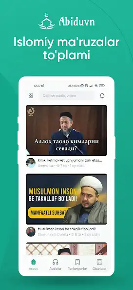 Play Abiduvn: Maruzalar toplami  and enjoy Abiduvn: Maruzalar toplami with UptoPlay