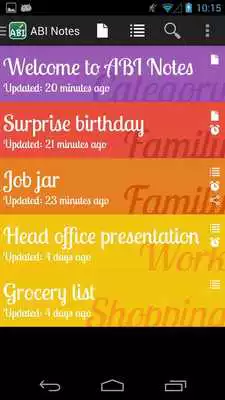 Play ABI Notes for notepad sharing