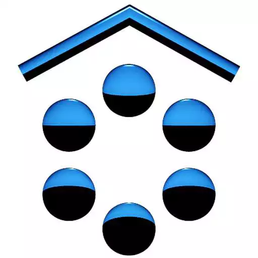 Free play online A-BLUE Smart Launcher Theme  APK