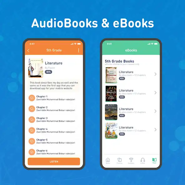 Play Aboo - Maktab darsliklari, audiokitoblar  and enjoy Aboo - Maktab darsliklari, audiokitoblar with UptoPlay