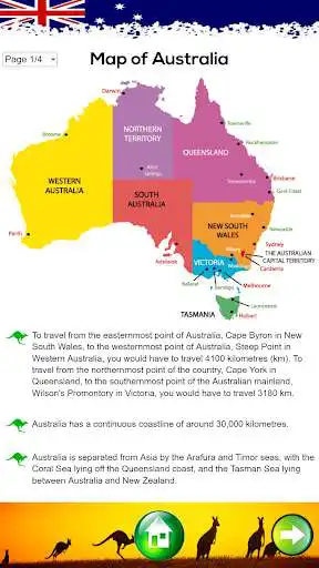 Play about Australia as an online game about Australia with UptoPlay