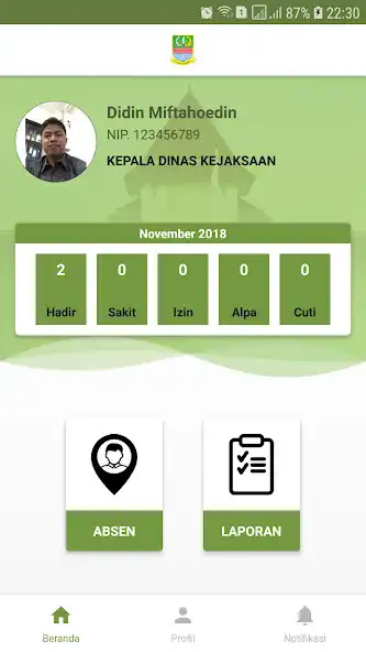 Play Absensi Pemda Kabupaten Bekasi as an online game Absensi Pemda Kabupaten Bekasi with UptoPlay