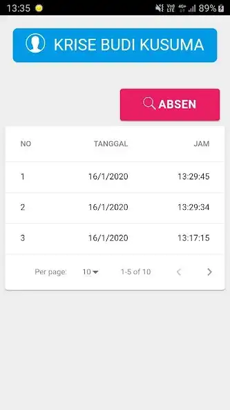 Play Absensi as an online game Absensi with UptoPlay