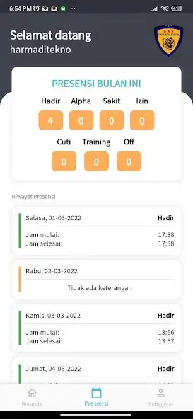 Play Absensi - Tekno Putra Perkasa  and enjoy Absensi - Tekno Putra Perkasa with UptoPlay